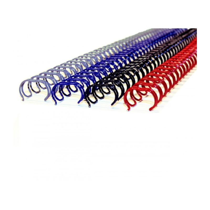 M&A 31 Double Wire Binding Ring A4 12.716mm 50's Black/Blue/Silver