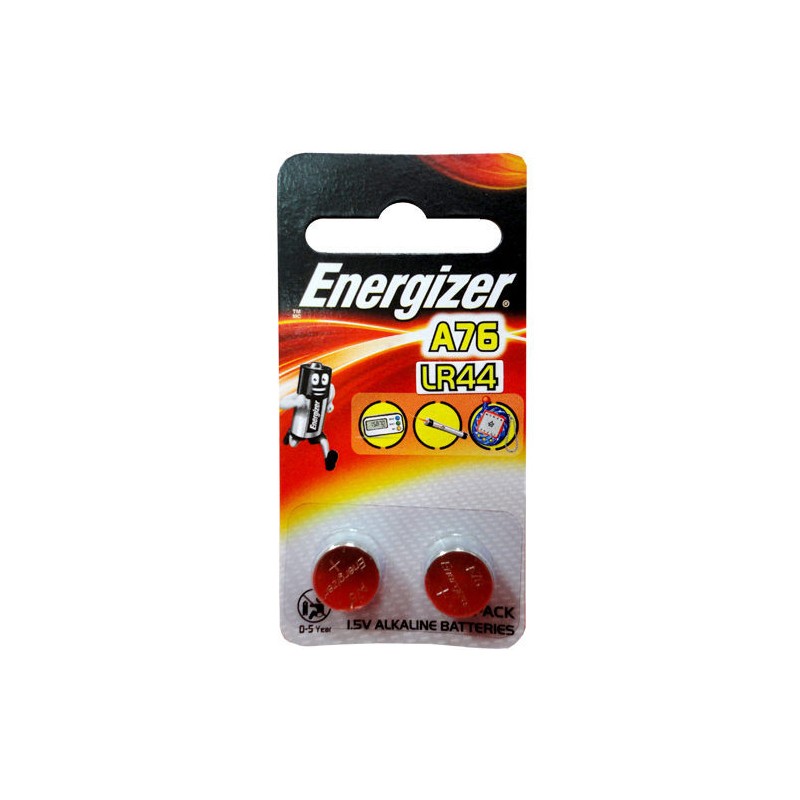 Energizer LR44/A76 Lithium Battery 1.5V 2's