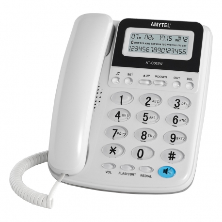 AMYTEL AT-C062W Home Caller ID Phone