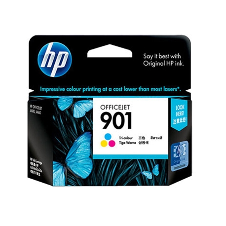 HP CC656AA 901 Tri-Color Original Ink Cartridge