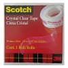 3M CC1920 Crystal Clear Tape 3/4''x21.8yds