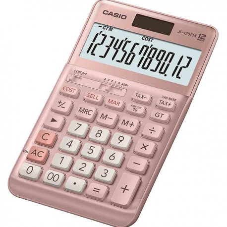 Casio 卡西歐 JF-120FMPK 計算器12位數 粉紅色