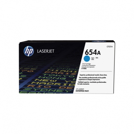 HP CF331A 654A Cyan Original LaserJet Toner Cartridge