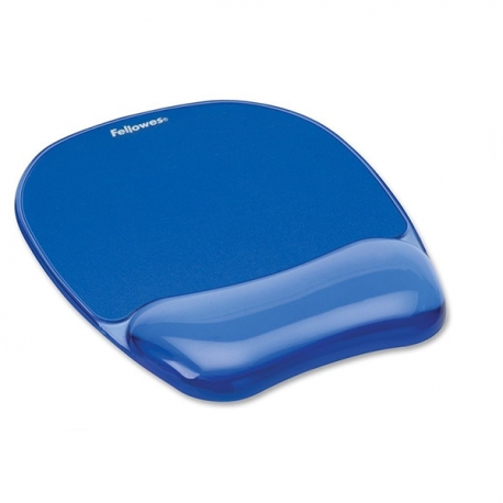 Fellowes FW91141 Mouse Pad w/Gel Wrist Rest Blue