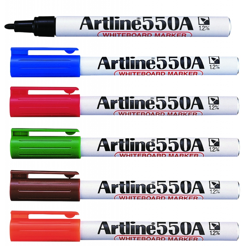 Artline 雅麗 EK-500A 白板筆 黑色/藍色/紅色/啡色/綠色/橙色