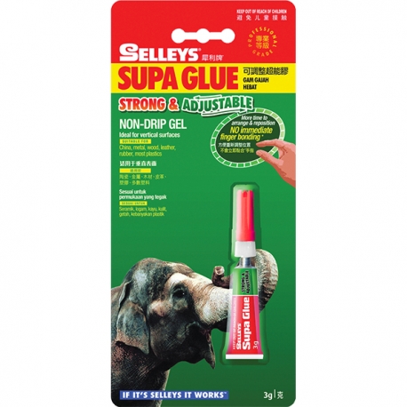 Selleys 115416 Supa Glue Strong & Adjustable 3g