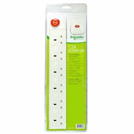 Schneider Extension Socket 13Ax6