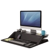 Fellowes 07901 Lotus Sit-Stand Workstation Black