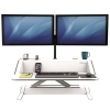 Fellowes 09901 Lotus Sit-Stand Workstation White