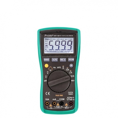 Pro'sKit MT-1217 3 5/6 True RMS Digital Multimeter
