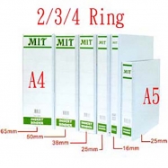 MIT 8120/8130/8140 PVC Insert Binder A4 16mm White