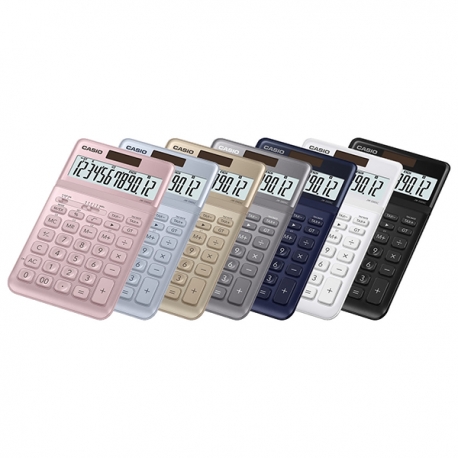 Casio JW-200SC Calculator Black/Gold/Grey/Light Blue/Navy/Pink/White