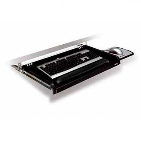 3M KD45 Adjustable Under Desk Keyboard Drawer W Mouse Pad