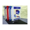 Database IB-518 3D Ring PVC Insert Binder A4 25mm White/Black/Blue/Red