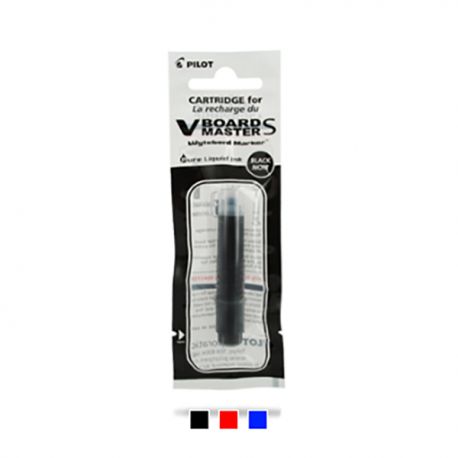 Pilot WBS-VS Refill 12Pcs for V Board Master S Wytebord Marker Black/Blue/Red