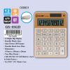 Globe GS-05GD 12 Digits Calculator Big Display Golden color