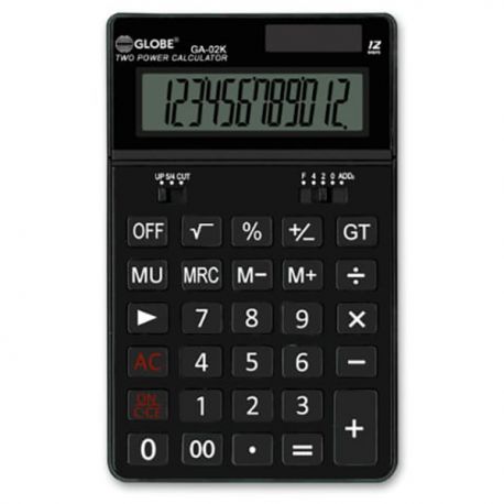 Globe GA-02K 12 Digits Calculator Extra Large Display Black