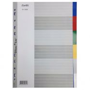 Bantex 6006 PVC Colour Index Divider A4 6 Tabs