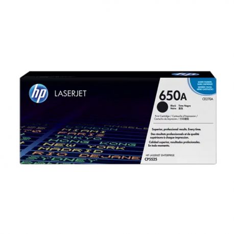 HP CE270A 650A Toner Cartridge Black