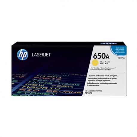 HP CE272A 650A Toner Cartridge Yellow