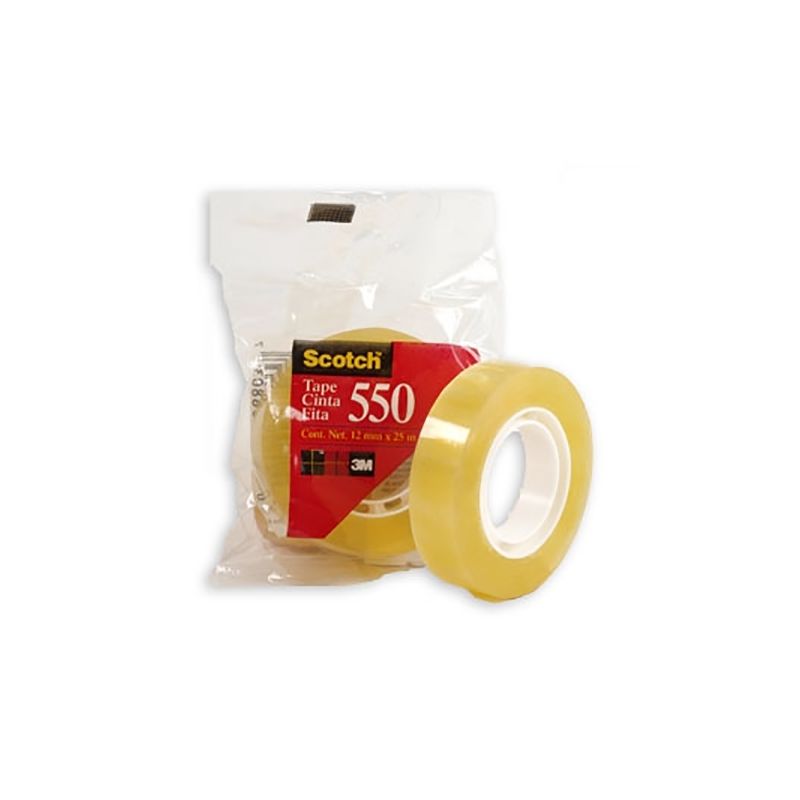 3M Scotch 550 Adhesive Tape 1/2x25M