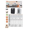 Bonsaii 4S23 Cross Cut Paper Shredder 2mmx10mm 8Sheets