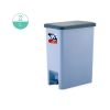 419 Rectangular Step On Rubbish Bin 22Litre Grey