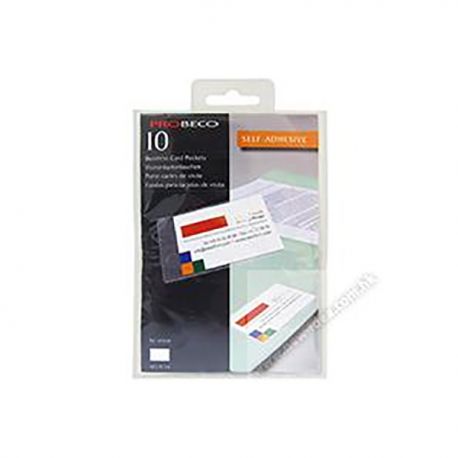 Self-Ad 10108 Bussiness Card Pocket 60mmx95mm 10's