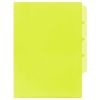 E357 四級透明膠質文件套 F4 透明/藍/茶/綠/橙/紫/紅/粉紅/黃色