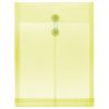 Plastic Envelope w/String A4 Clear/Blue/Green/Purple/Red/Yellow