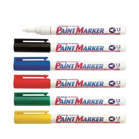 Artline 440XF Paint Marker 1.2mm Black/Blue/Red/Green/White/Yellow