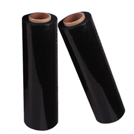 Black Stretch Film W450mmxL450yds C 3" 6Rolls