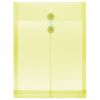 Plastic Envelope w/String F4 Clear/Blue/Green/Purple/Red/Yellow