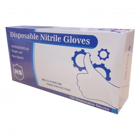 NS Disposable Nitrile Gloves (Powder Free) S/M/L Size
