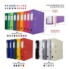 Bantex 1466 PVC Lever Arch File F4 2" Black/Blue/Dark Blue/Dark Green/Grass Green/Grey/Lilac(purple)/Orange/Pink...