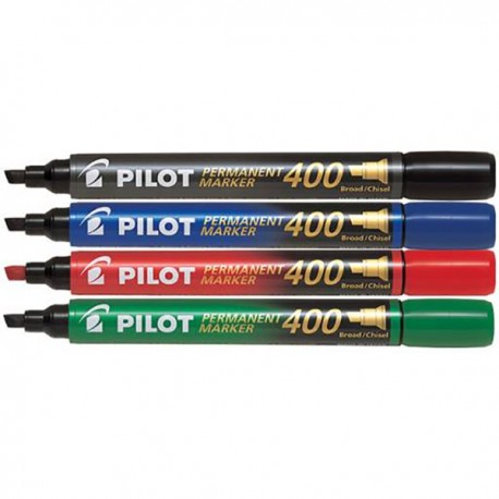 Pilot SCA-400 Super Color Permanent Marker Broad Black/Blue/Red/Green/Brown