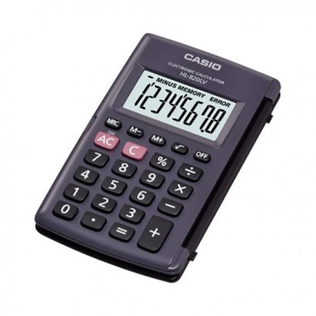Casio HL-820LV Pocket Calculator 8 Digits (Portable Type)