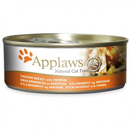 Applaws Broth Cat Tins Chicken Breast, Pumpkin 70g 24Cans