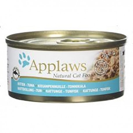 Applaws Kitten Broth Tins Tuna Fillet 70g 24Cans
