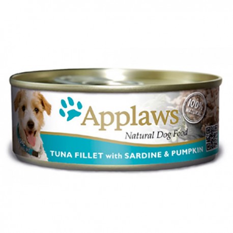 Applaws Broth Dog Tin Tuna Sardine & Pumpkin 156g 16Cans