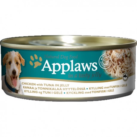 Applaws Dog Jelly Tin Chicken ,Tuna 156g 16Cans
