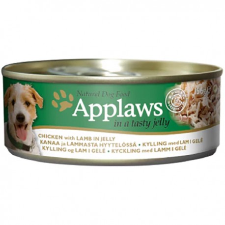 Applaws Dog Jelly Tin Chicken , Lamb 156g 16Cans