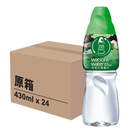 Watsons Distilled Water 430ml 24Bottles