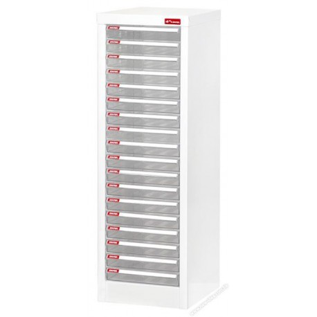 Shuter A4-118P Floor Cabinet With 18-Drawer