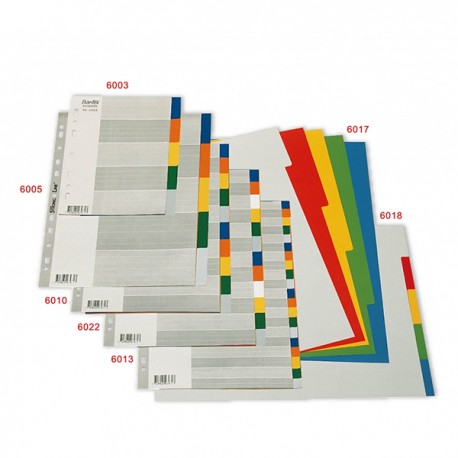 Bantex 6003 Plastic Color Index A5 5 Steps