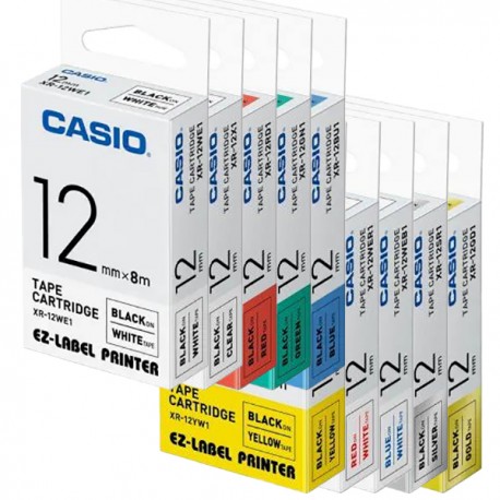 Casio 卡西歐 EZ 標籤帶 12毫米x8米