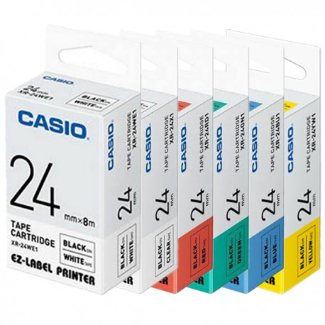 Casio 卡西歐 EZ 標籤帶 24毫米x8米