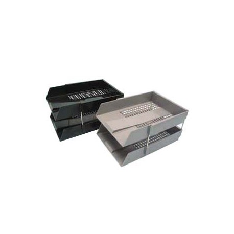 304-15 Double Layer Document Tray F4 Black