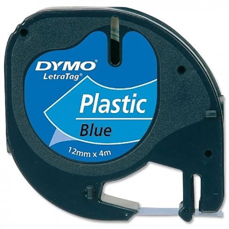 Dymo Letratag Plastic Tape 12mmx4M