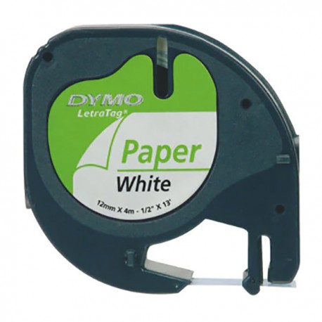 Dymo 91200 Letratag Paper Tape 12mmx4M